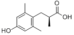 (2'S)-4-HYDROXY-2,2',6-TRIMETHYL-BENZENEPROPANOIC ACID Struktur