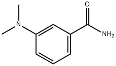 3-(二甲基氨基)苯甲酰胺 結(jié)構(gòu)式