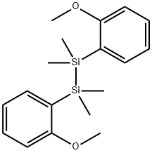 1,2-ビス(2-メトキシフェニル)-1,1,2,2-テトラメチルジシラン 化學(xué)構(gòu)造式