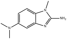 Benzimidazole, 2-amino-5-(dimethylamino)-1-methyl- (8CI) Struktur