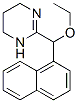 3,4,5,6-Tetrahydro-2-[ethoxy(1-naphtyl)methyl]pyrimidine Struktur