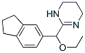 3,4,5,6-Tetrahydro-2-[ethoxy(5-indanyl)methyl]pyrimidine Struktur