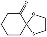 1-Oxa-4-thiaspiro[4.5]decan-6-one Struktur