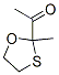 Ethanone, 1-(2-methyl-1,3-oxathiolan-2-yl)- (9CI) Struktur
