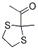 Ethanone, 1-(2-methyl-1,3-dithiolan-2-yl)- (9CI) Struktur