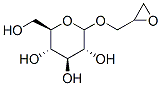 2',3'-epoxypropylglucopyranoside Struktur