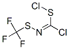 1-(Chlorothio)-N-[(trifluoromethyl)thio]formimidic acid chloride Struktur