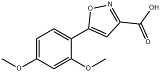 5-(2,4-DIMETHOXYPHENYL)-3-ISOXAZOLECARBOXYLIC ACID Struktur