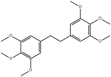 1,1'-(1,2-Ethanediyl)bis(3,4,5-trimethoxybenzene) Struktur