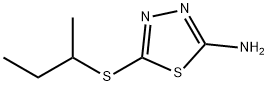 5-[(sec-Butyl)thio]-1,3,4-thiadiazol-2-amine Struktur