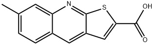 7-METHYLTHIENO[2,3-B]QUINOLINE-2-CARBOXYLIC ACID Struktur