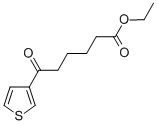 ETHYL 6-OXO-6-(3-THIENYL)HEXANOATE Struktur