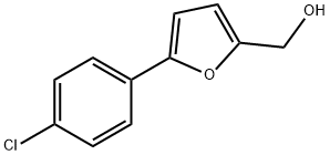 2-Furanmethanol, 5-(4-chlorophenyl)- Struktur