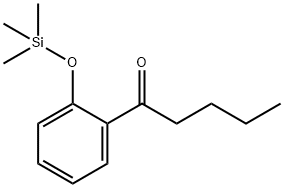 2'-[(Trimethylsilyl)oxy]valerophenone Struktur