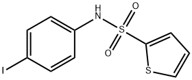 N-[2-THIOPHENE]SULFONYL[4-IODO]ANILINE Struktur