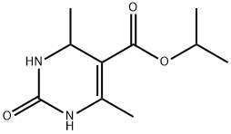 5-Pyrimidinecarboxylicacid,1,2,3,4-tetrahydro-4,6-dimethyl-2-oxo-,1-methylethylester(9CI) Struktur