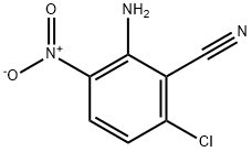 2-aMino-6-chloro-3-nitrobenzonitrile Struktur