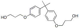 [isopropylidenebis(p-phenyleneoxy)]dipropanol Struktur