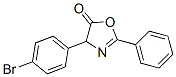 5(4H)-Oxazolone,  4-(4-bromophenyl)-2-phenyl- Struktur