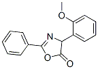 5(4H)-Oxazolone,  4-(2-methoxyphenyl)-2-phenyl- Struktur