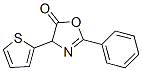 5(4H)-Oxazolone,  2-phenyl-4-(2-thienyl)- Struktur