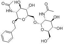 BENZYL 2-ACETAMIDO-6-O-(2-ACETAMIDO-2-DE OXY-B-D- Struktur