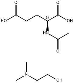 deanol aceglumate Struktur