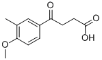 4-(4-METHOXY-3-METHYL-PHENYL)-4-OXO-BUTYRIC ACID Struktur