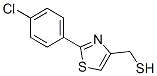 2-(4-Chlorophenyl)-4-thiazolemethanethiol Struktur