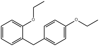 2-Ethoxyphenyl(4-ethoxyphenyl)methane Struktur