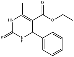 ETHYL 6-METHYL-4-PHENYL-2-THIOXO-1,2,3,4-TETRAHYDROPYRIMIDINE-5-CARBOXYLATE Struktur