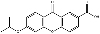 6-ISOPROPOXY-9-XANTHONE-2-CARBOXYLIC ACID Struktur