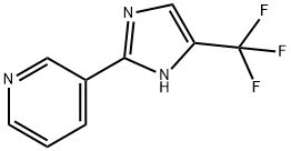 3-(4-Trifluoromethyl-1H-imidazol-2-yl)pyridine Struktur