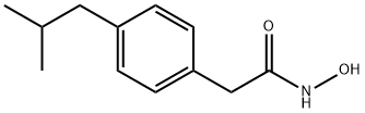 2-[4-(2-Methylpropyl)phenyl]acetohydroxamic acid Struktur