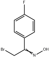 2-BROMO-1-(4-FLUOROPHENYL)-1-ETHANONE OXIME Struktur