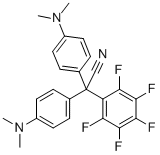 BIS(4-N,N-DIMETHYLAMINOPHENYL)-(2,3,4,5,6-PENTAFLUOROPHENYL) ACETONITRILE Struktur