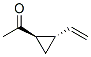 Ethanone, 1-(2-ethenylcyclopropyl)-, trans- (9CI) Struktur