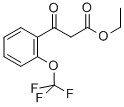 ETHYL 3-OXO-3-(2-(TRIFLUOROMETHOXY)PHENYL)PROPANOATE Struktur