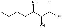 (2S,3R)-3-AMINO-2-HYDROXYHEPTANOIC ACID Struktur