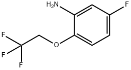 5-FLUORO-2-(2,2,2-TRIFLUOROETHOXY)ANILINE Struktur