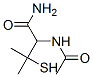 Butanamide,  2-(acetylamino)-3-mercapto-3-methyl- Struktur