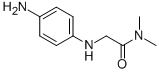 2-[(4-AMINOPHENYL)AMINO]-N,N-DIMETHYL-ACETAMIDE Struktur