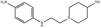 1-[2-[(4-AMINOPHENYL)AMINO]ETHYL]-4-PIPERIDINOL Struktur