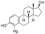 4-mercuriestradiol Struktur