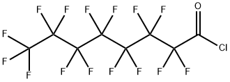 Pentadecafluorooctanoyl chloride Struktur