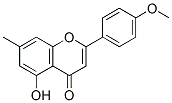 5-Hydroxy-4'-methoxy-7-methylflavone Struktur