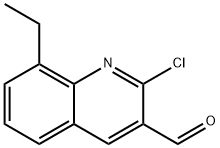 2-CHLORO-8-ETHYL-QUINOLINE-3-CARBALDEHYDE Struktur