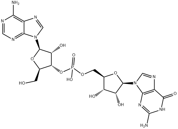 adenylyl-(3'->5')-guanosine Struktur