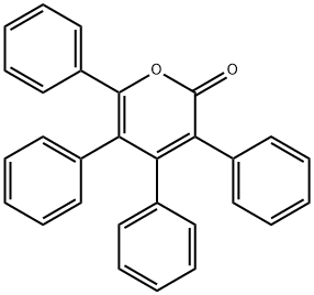 3,4,5,6-Tetraphenyl-2H-pyran-2-one Struktur