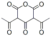 2,4-diacetyl-3-oxoglutaric anhydride Struktur